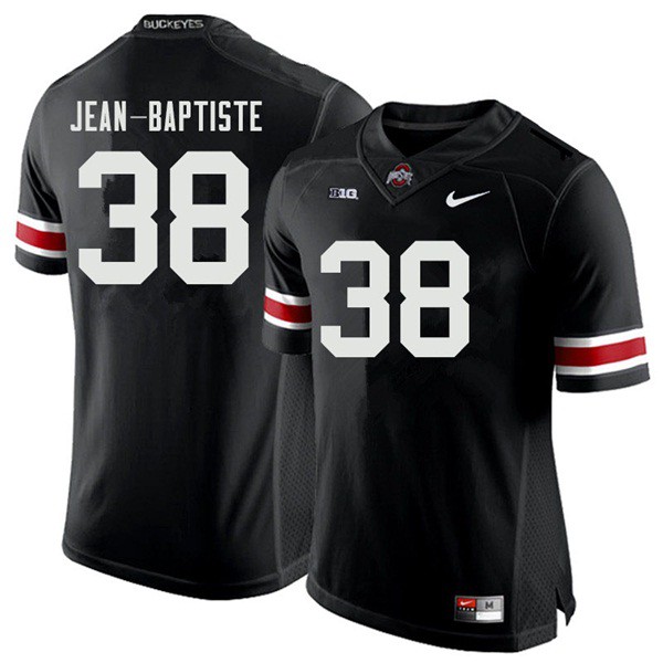 Ohio State Buckeyes #38 Javontae Jean-Baptiste Men Official Jersey Black OSU3377